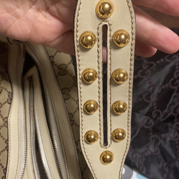 Gucci Vintage Hobo Bag - Canvas - Authentic - Picture 8 of 10